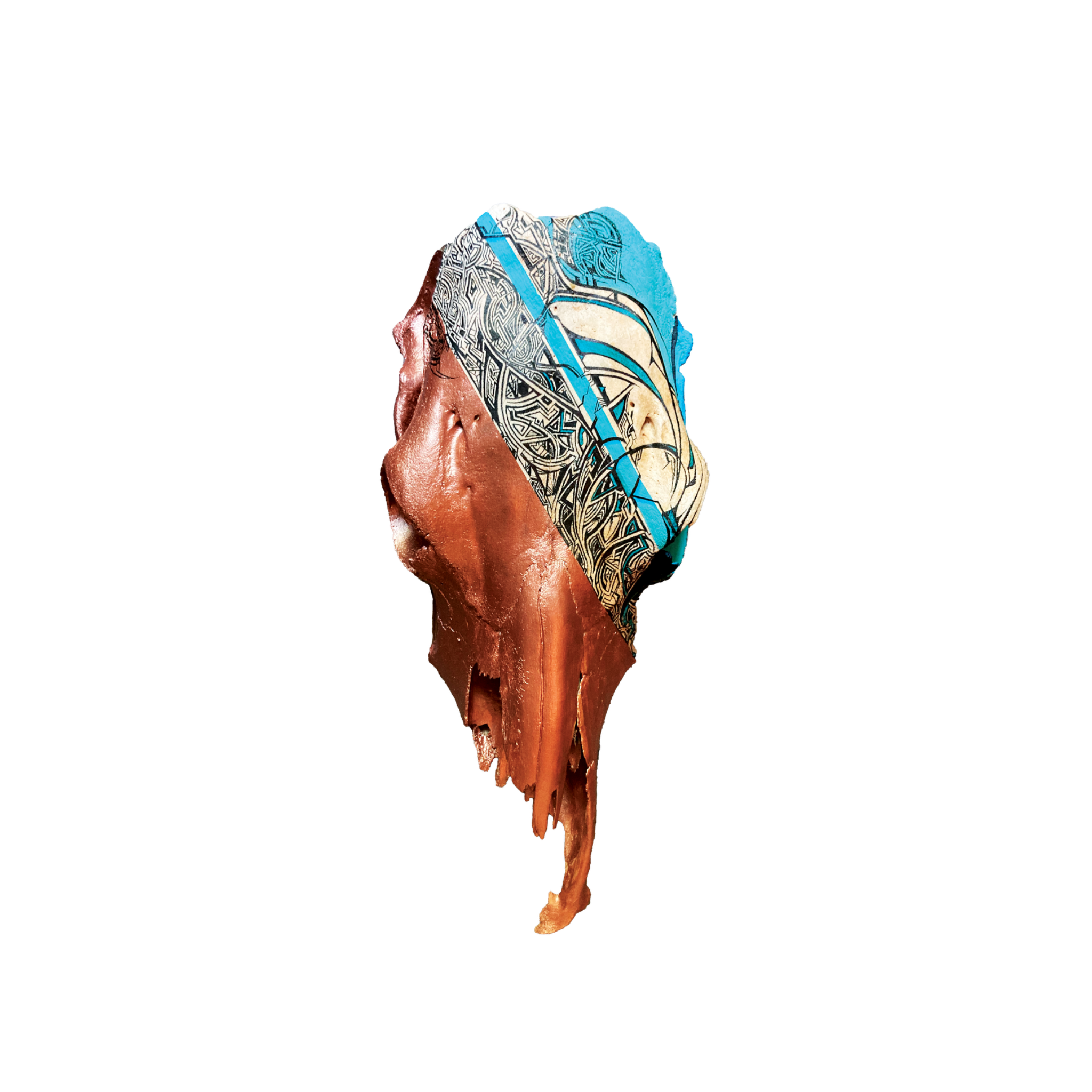 Slake & Recompense artwork prepared as a square acrylic edition